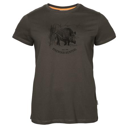 T-Shirt Dam Pinewood Wild Boar W - Brun