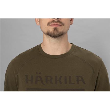 T-SHIRT DE HOMEM COM MANGAS CURTAS - VERDE HARKILA LOGO S/S