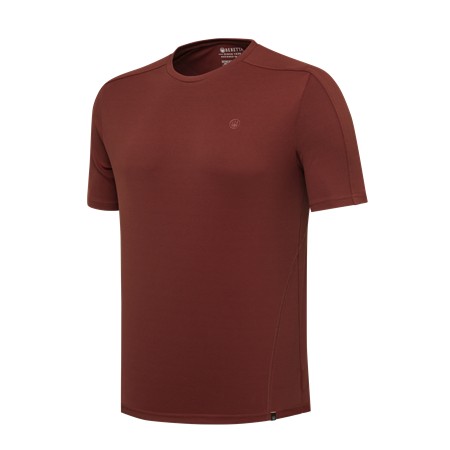 T-Shirt De Manga Curta Para Homem Beretta Champion's Edge - Madder Brown
