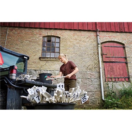 T-SHIRT DE MANGA CURTA PARA MULHER HARKILA NATURE S/S W - CHOCOLATE QUENTE