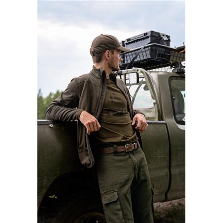 T-SHIRT DE MANGAS CURTAS PARA HOMEM - VERDE HARKILA NATURE L/S