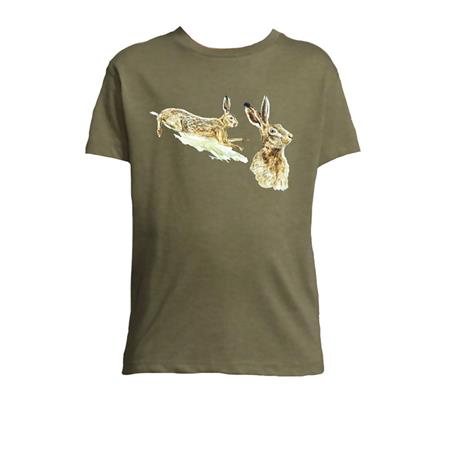 T-Shirt Junior Bartavel Lievres - Kaki