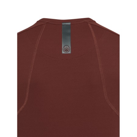 T-SHIRT ΚΟΝΤΟΜΆΝΙΚΟ ΑΝΔΡΙΚΌ BERETTA CHAMPION'S EDGE - ΚΟΚΚΙΝΩΠΌ-ΚΑΦΈ