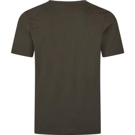 T-SHIRT KORTÆRMET HERRE SEELAND BGH - PINJEGRØN