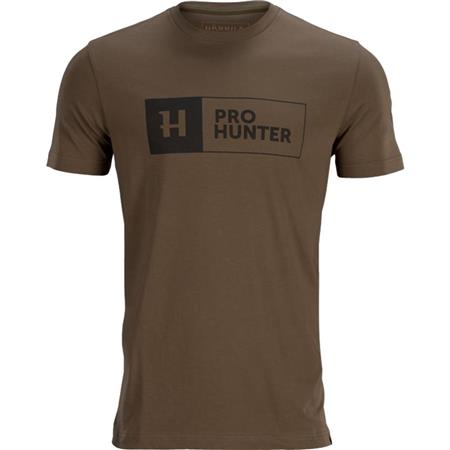 T-Shirt Korte Mouwen Heren Harkila Pro Hunter S/S - Bruin