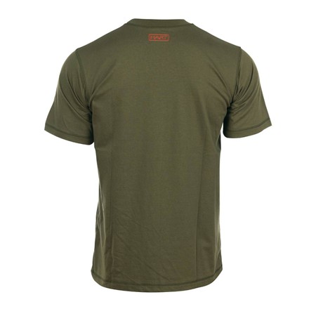 T-SHIRT KORTE MOUWEN HEREN HART GROUND DEER - OLIJFGROEN