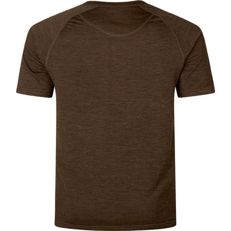 T-SHIRT KORTE MOUWEN HEREN SEELAND ACTIVE S/S - BRUIN