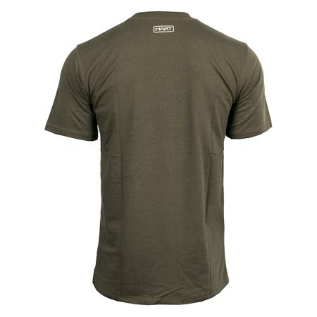 T-SHIRT KORTE MOUWEN MAN HART GROUND HORN - OLIVE FONCÉ