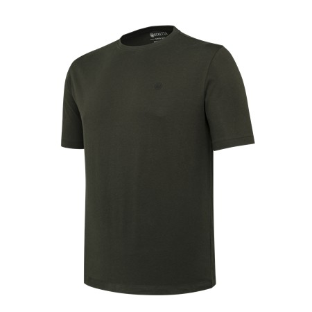 T-SHIRT KURZARM HERREN BERETTA SET OF 3 CORPORATE TS - BRITISH GREEN/CORDOVAN/PEAT - 3ER PACK