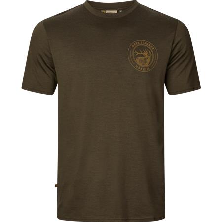 T-Shirt Kurzarm Herren Harkila Game S/S - Willow Green Stag