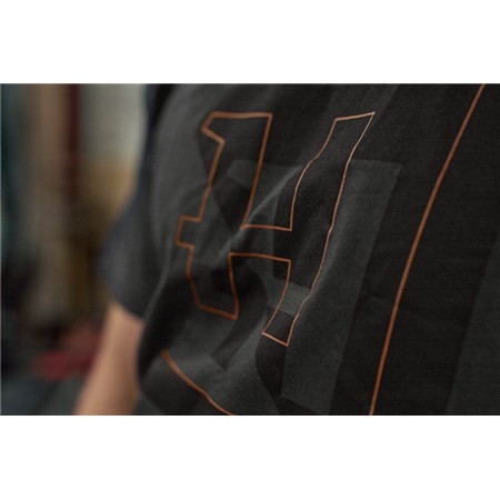 T-SHIRT KURZARM HERREN HARKILA H-LOGO S/S - PHANTOM