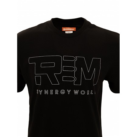 T-SHIRT KURZARM HERREN REMINGTON MOON - SCHWARZ