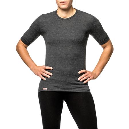 T-SHIRT KURZARM UNISEX WOOLPOWER TEE 200 - GRAU