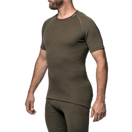 T-SHIRT KURZARM UNISEX WOOLPOWER TEE LITE - GRÜN