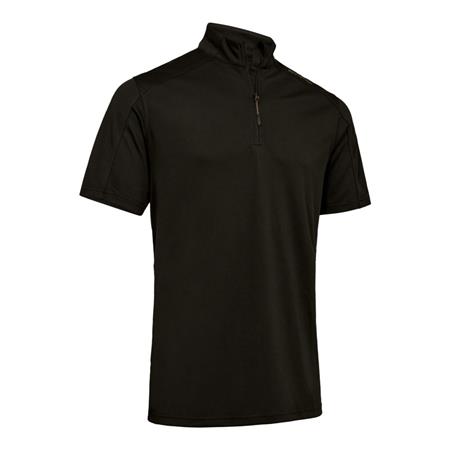 T-Shirt Kurzärmelig Für Männer Deerhunter Climate Demi-Zippé - Forest Green