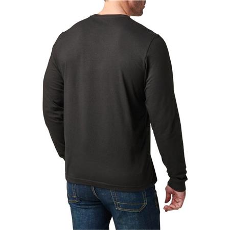 T-SHIRT LANGÄRMELIG FÜR MÄNNER 5.11 CAMO LOGO FILL LS - NOIR