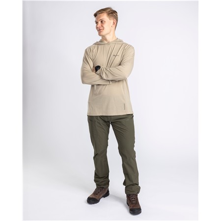 T-SHIRT LANGE MOUW PINEWOOD INSECTSAFE FUNCTION HOODIE
