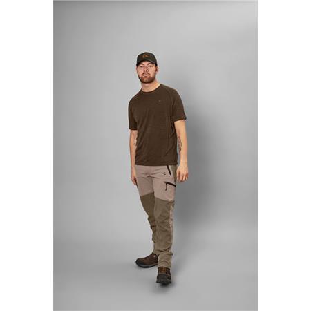 T-SHIRT MANICA CORTA UOMO SEELAND ACTIVE S/S - MARRONE