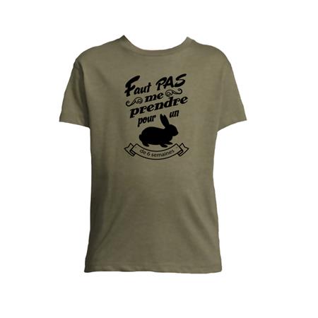 T-Shirt Maniche Corte Bambino Nature - Cachi Bartavel Tema Caccia T1054 Natural - Caqui Naturale - Kaki