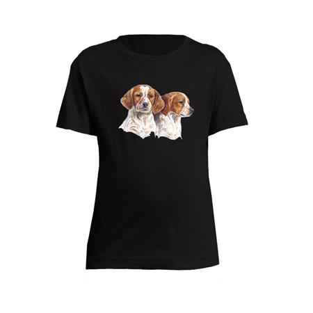 T-Shirt Maniche Corte Bambino Nature - Nero Bartavel Tema Caccia T558 Natural - Negro Naturale - Nero