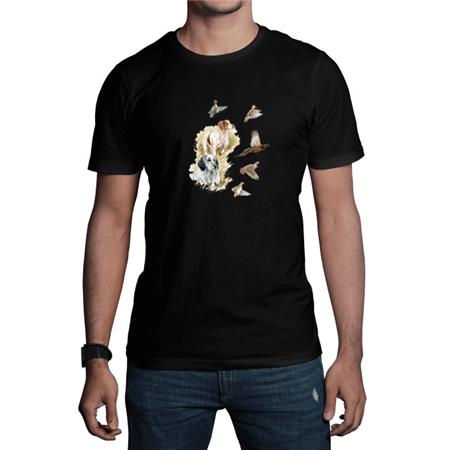 T-Shirt Maniche Corte Bambino Nature - Nero Bartavel Theme Chasse T1101 Nature - Noir