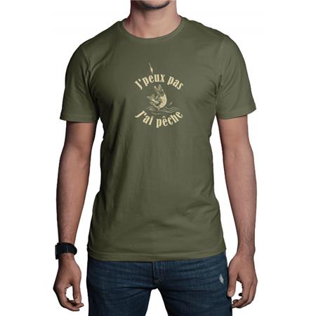 T-Shirt Maniche Corte Bambino Non Posso Ho Pesca - Cachi Bartavel Tema Caccia No Puedo, Fui A Pescar - Kaki Non Posso, Vado A Pescare - Kaki