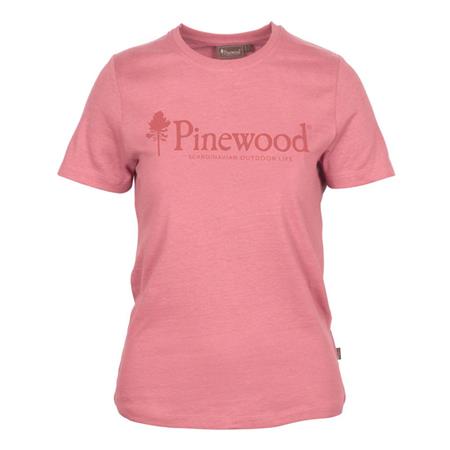 T-Shirt Maniche Corte Donna Pinewood Outdoor Life - Lantana Pink