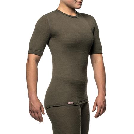 T-SHIRT MANICHE CORTE MISTO WOOLPOWER TEE 200 VERDE