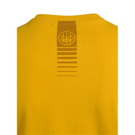T-SHIRT MANICHE CORTE UOMO BERETTA CRESTA - GIALLO ZAFFERANO