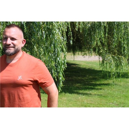 T-SHIRT MANICHE CORTE UOMO LE PAIRON BÉCASSIER - CORALLO