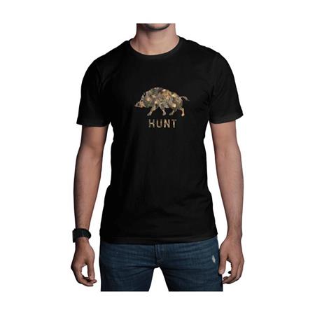T-Shirt Maniche Corte Uomo - Nero Bartavel Nature T1106 - Noir