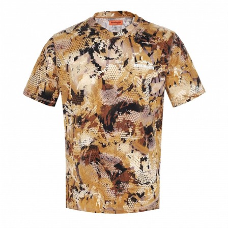 T-Shirt Maniche Corte Uomo Remington - Giallo Mimetico