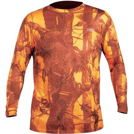 T-Shirt Maniche Lunghe Uomo Hart Crew-L - Mimetica Blaze