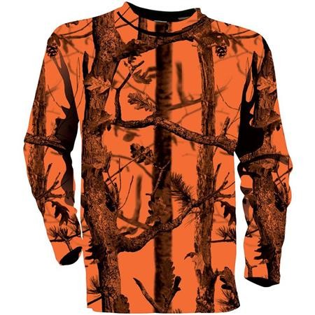 T-Shirt Maniche Lunghe Uomo Percussion Fluo Ghostcamo - Mimetica