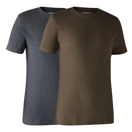 T-Shirt Με Κοντό Μανίκι Deerhunter With Deer - Καφέ/Γκρι - Paketo 2