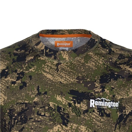 T-SHIRT MED KORTE ÆRMER, HERRE REMINGTON - GRØN SKOV