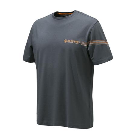 T-Shirt Med Korte Ærmer Til Herre Beretta Lines - Ebenholt