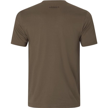 T-SHIRT MED KORTE ÆRMER TIL HERRE HARKILA H-LOGO S/S - MAJOR BRUN