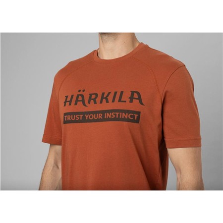 T-SHIRT MED KORTE ÆRMER TIL HERRE HARKILA LOGO S/S - ARABISK SPICE