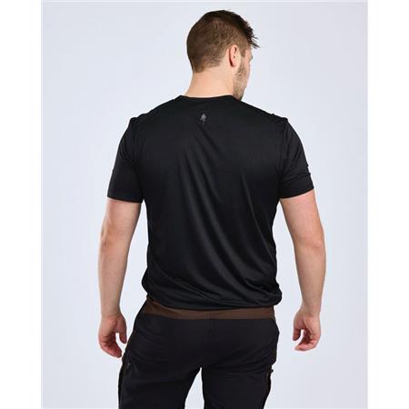 T-SHIRT MED KORTE ÆRMER TIL HERRE PINEWOOD FUNCTION - SORT