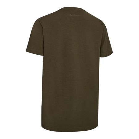 T-SHIRT MED KORTE ÆRMER TIL KVINDER DEERHUNTER BAMBOO - MØRKEGRØN