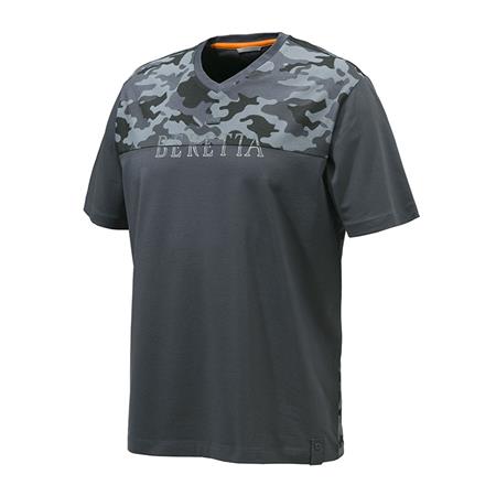 T-Shirt Med Korte Ærmer Til Mænd Beretta Camo - Camo Ebony