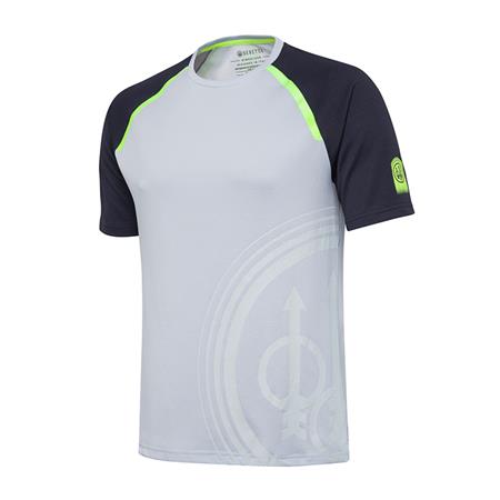 T-Shirt Med Korte Ærmer Til Mænd Beretta Roundneck Logo - Grå