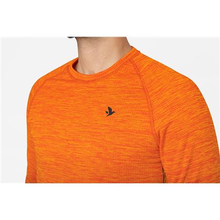 T-SHIRT MED LANGE ÆRMER TIL HERRE SEELAND ACTIVE L/S - ORANGE