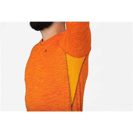 T-SHIRT MED LANGE ÆRMER TIL HERRE SEELAND ACTIVE L/S - ORANGE