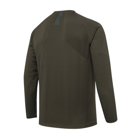 T-SHIRT MED LANGE ÆRMER TIL MÆND BERETTA ORTLES LS - GRØN MOS