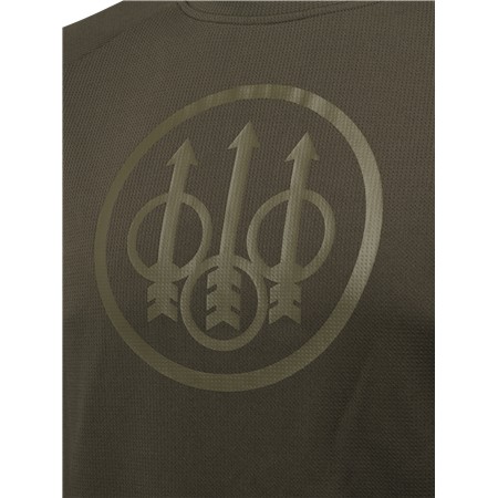 T-SHIRT MED LANGE ÆRMER TIL MÆND BERETTA ORTLES LS - GRØN MOS