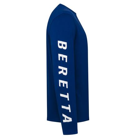 T-SHIRT MED LANGE ÆRMER TIL MÆND BERETTA TEAM LS - BELLWETHER BLÅ