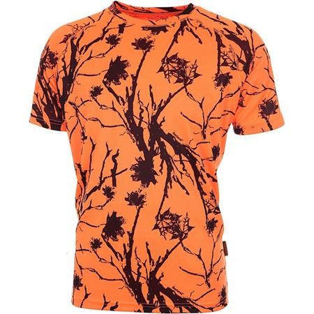 T-Shirt Męski Z Krótkim Rękawem Bartavel Oddychający Diego - Pomarańczowy Camo