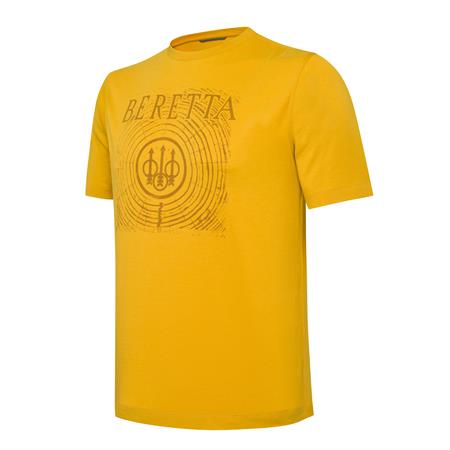 T-Shirt Męski Z Krótkim Rękawem Beretta Fir - Szafranowo-Żółty